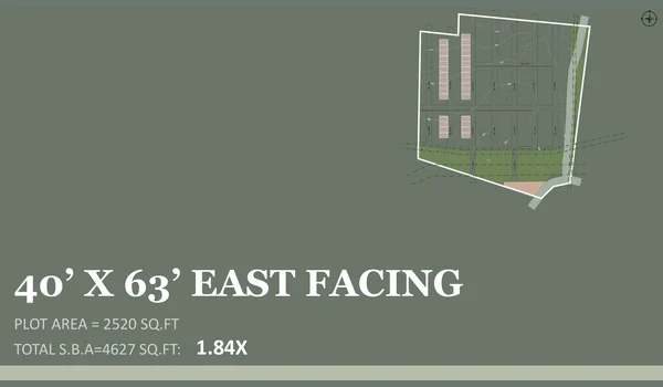 How a villa quotation is built up from area and rate
