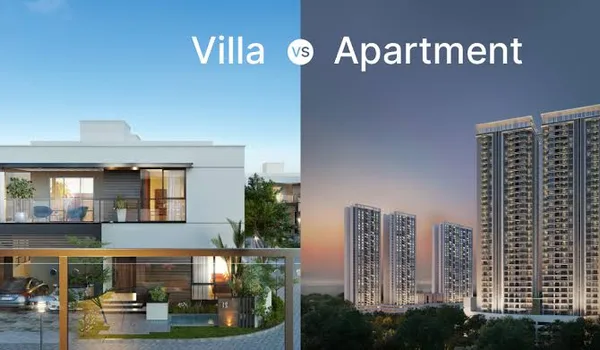 Villa compared with an apartment